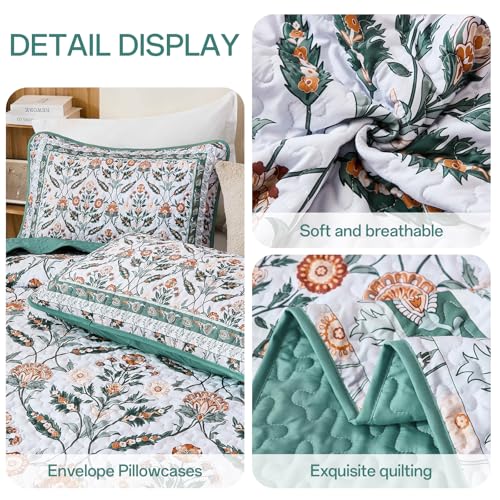DJY Queen Floral Quilt Set - Price Drop to $19.79 - Image 7
