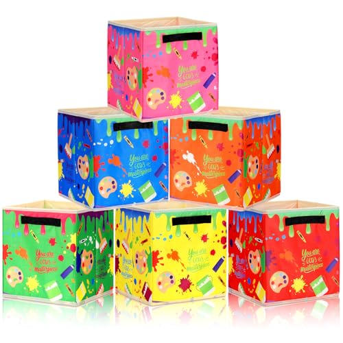 Save 19% on Weysat 6-Pack Colorful Fabric Storage Bins - Image 1