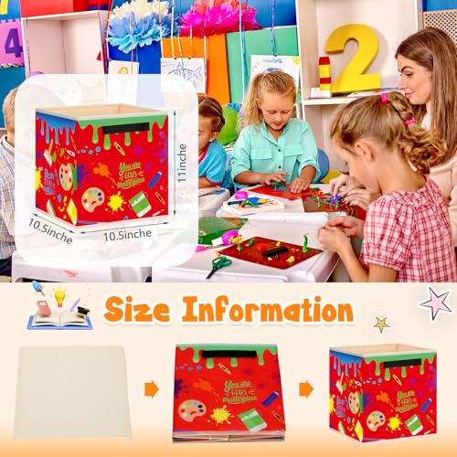 Save 19% on Weysat 6-Pack Colorful Fabric Storage Bins - Image 2