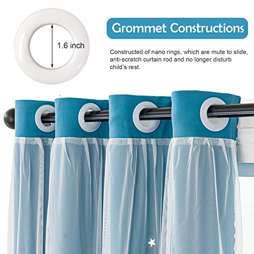 Save 41% on UNISTAR Star Blackout Curtains for Kids Rooms - Image 5