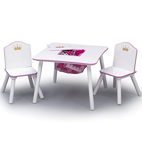 46% Off Delta Princess Kids Table & Chair Set with Storage - Image 1
