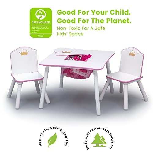46% Off Delta Princess Kids Table & Chair Set with Storage - Image 3