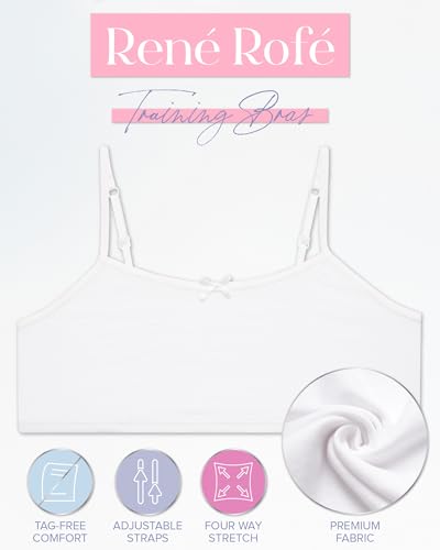 Save 17% on Rene Rofe Girls 5-Pack Cotton Training Bras - Image 2