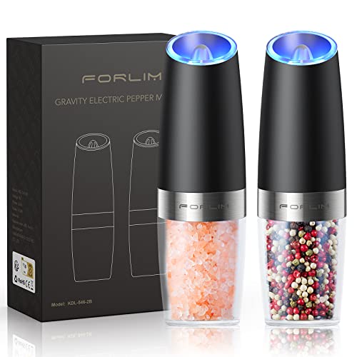 FORLIM Electric Salt & Pepper Grinder Set for $9.99