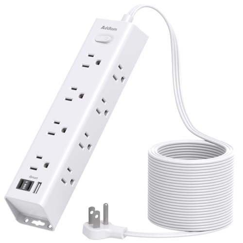 17% Off Addtam 15Ft Power Strip with 12 Outlets & USB Ports - Image 1