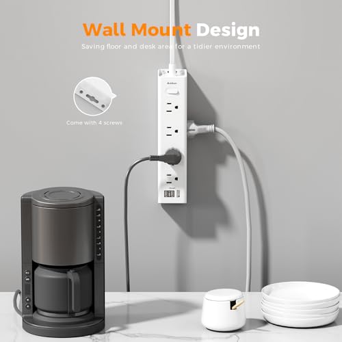 17% Off Addtam 15Ft Power Strip with 12 Outlets & USB Ports - Image 5