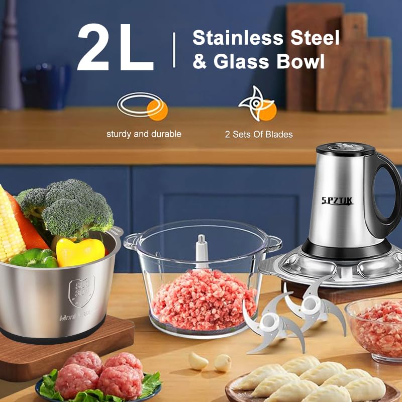 Save 30% on SPZTJK 3-Speed Electric Food Processor - Image 2