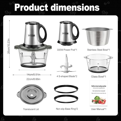 Save 30% on SPZTJK 3-Speed Electric Food Processor - Image 3