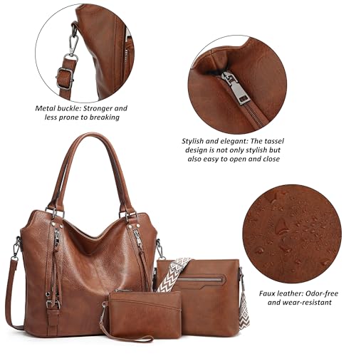 Save 20% on TANTOMI Leather Tote & Crossbody Bag Set - Image 3