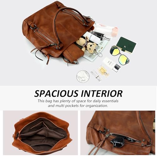 Save 20% on TANTOMI Leather Tote & Crossbody Bag Set - Image 5