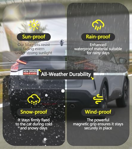 50% Off New Driver Magnet Stickers for Cars - 5-Pack - Image 4