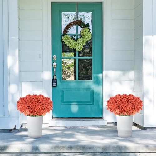 22 Bunches UV Resistant Artificial Flowers for Outdoor Decor - Image 4