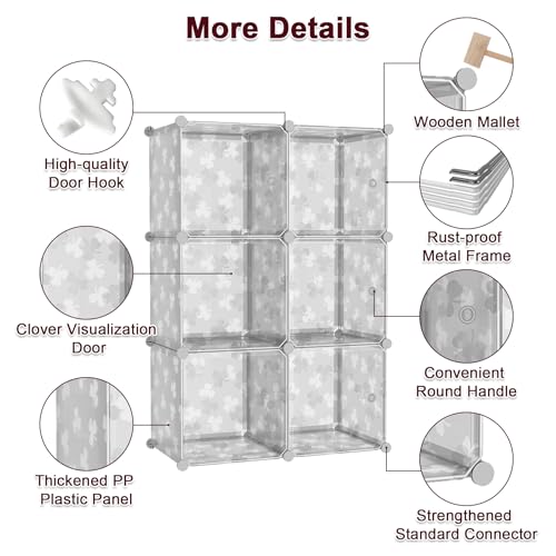 50% Off C&AHOME Cube Storage Organizer with Doors - Image 6