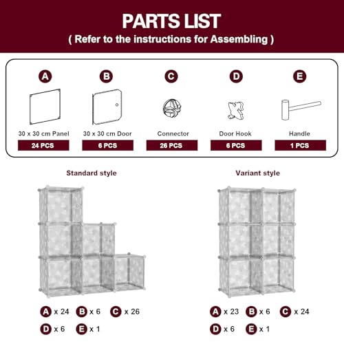 50% Off C&AHOME Cube Storage Organizer with Doors - Image 7