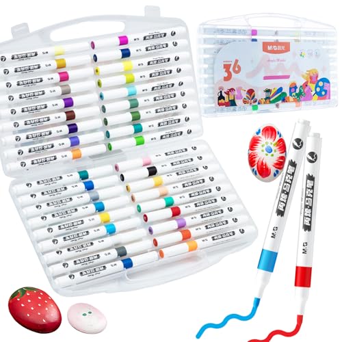 Save on M&G 36-Color Acrylic Paint Markers for Crafts
