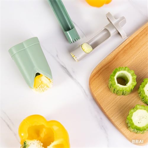 40% Off WROLEM 2-in-1 Pepper Corer & Seed Remover Tool - Image 5