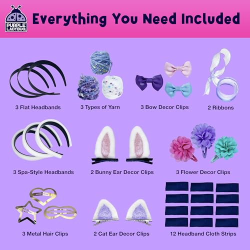 DIY Headband Craft Kit for Girls - Fun Birthday Gift Idea - Image 4