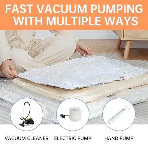 Wesocfit Vacuum Storage Bags 12-Pack with Pump - $19.99 - Image 4