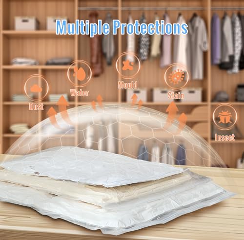 Wesocfit Vacuum Storage Bags 12-Pack with Pump - $19.99 - Image 5