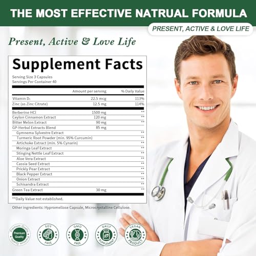 GREENPEOPLE Berberine Supplement - 120 Capsules for Energy & Support - Image 6