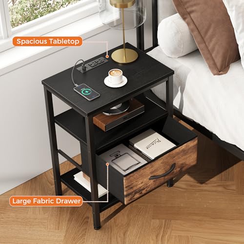 Save 33% on DUMOS Bedside Table with Charging Station - Image 4
