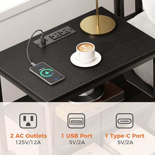 Save 33% on DUMOS Bedside Table with Charging Station - Image 5