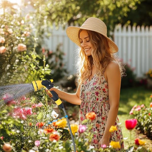 50% Off 50ft Expandable Garden Hose with 8-Pattern Nozzle - Image 3