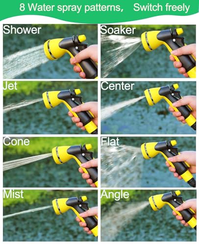 50% Off 50ft Expandable Garden Hose with 8-Pattern Nozzle - Image 6