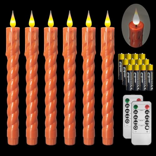 Save 64% on Realistic Flameless Taper Candles with Remote - Image 1