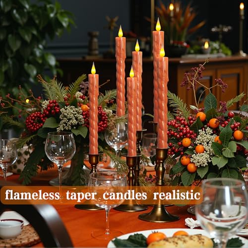 Save 64% on Realistic Flameless Taper Candles with Remote - Image 3