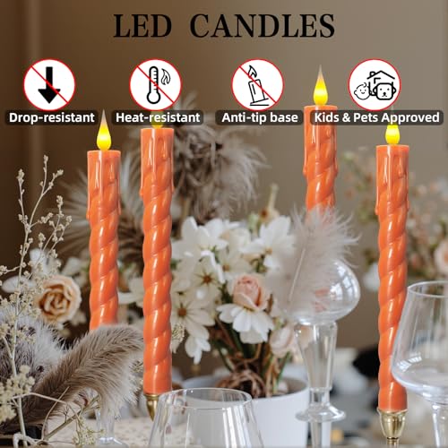 Save 64% on Realistic Flameless Taper Candles with Remote - Image 4