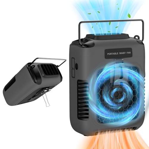 62% Off Deller 8000mAh Portable Personal Fan with LED Light - Image 1