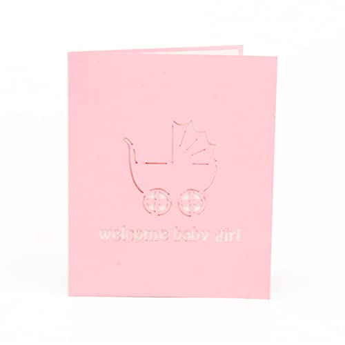 Handmade 3D Baby Shower Pop-Up Greeting Card - Image 2