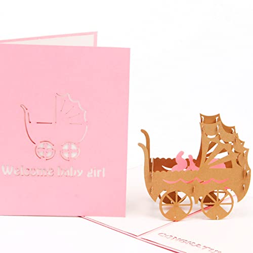 Handmade 3D Baby Shower Pop-Up Greeting Card - Image 5