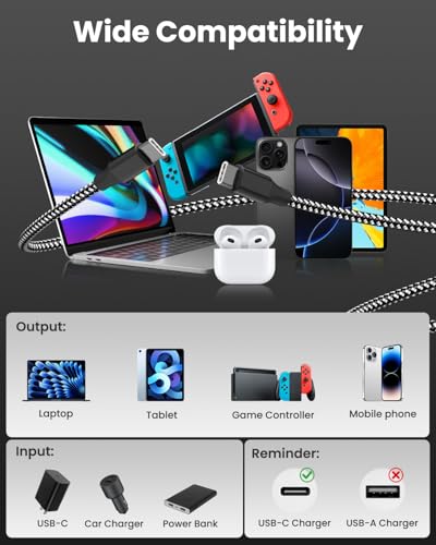 Save on 3-Pack 10ft USB-C Fast Charging Cables with Code - Image 4