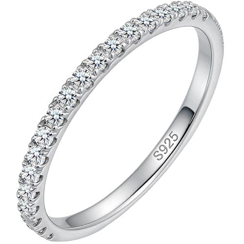 Save 8% on WES Moissanite Wedding Band with Code WEDDBB65