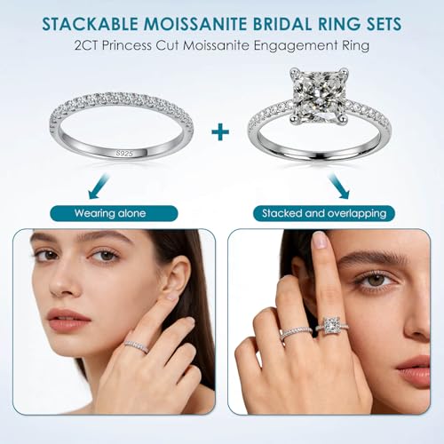 Save 8% on WES Moissanite Wedding Band with Code WEDDBB65 - Image 5