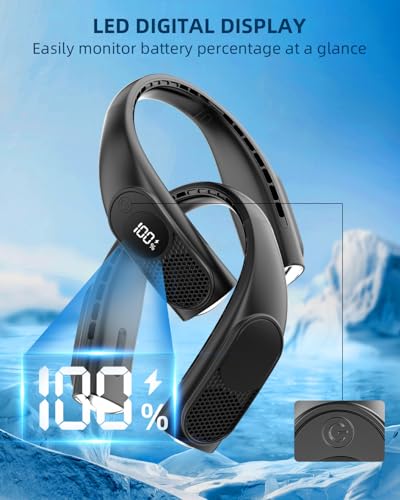 JIAGE Bladeless Neck Fan with 5200mAh Battery - Use Code - Image 5