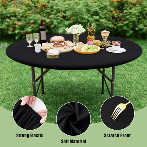 50% Off misaya 2-Pack Stretch Round Tablecloths - Image 5