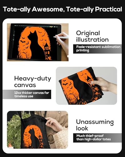 50% Off DYALE Canvas Tote Bag with Double-Sided Prints - Image 6