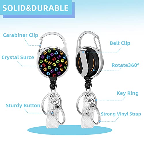 50% Off ID Badge Holder with Retractable Reel & Lanyard - Image 2