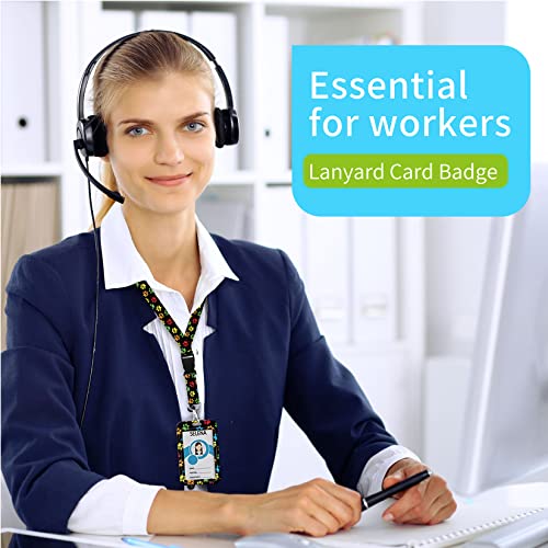 50% Off ID Badge Holder with Retractable Reel & Lanyard - Image 6