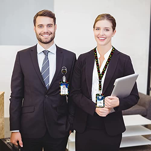 50% Off ID Badge Holder with Retractable Reel & Lanyard - Image 7