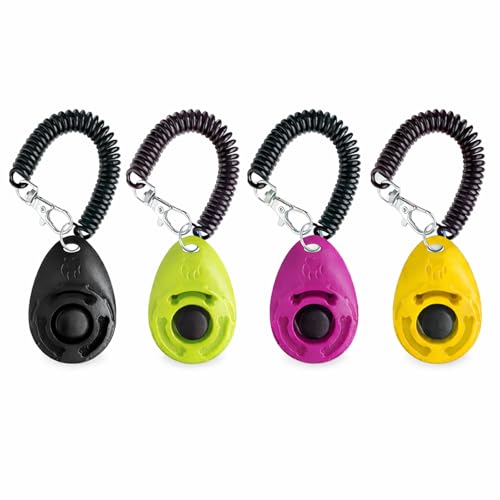 50% Off Dog Training Clickers with Wrist Strap - 4-Pack - Image 1