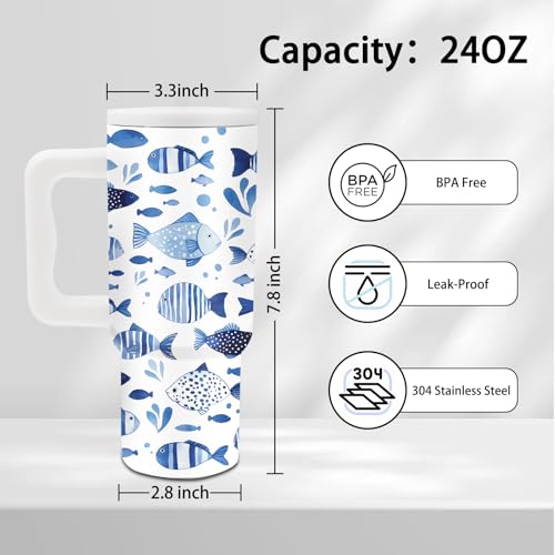 52% Off Tropical Fish Tumbler - Insulated Travel Mug - Image 2