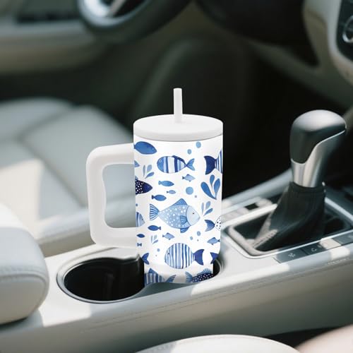 52% Off Tropical Fish Tumbler - Insulated Travel Mug - Image 6