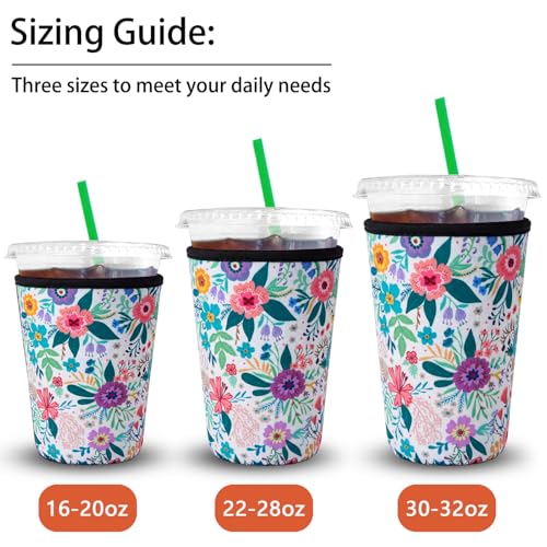 3-Pack Reusable Coffee Cup Sleeves - Keep Drinks Cold & Hands Dry - Image 2