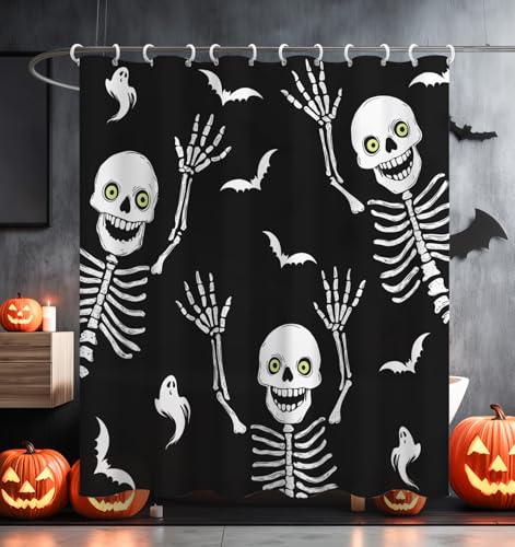 Halloween Shower Curtain for Bathroom - Under $5 - Image 1