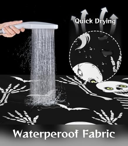 Halloween Shower Curtain for Bathroom - Under $5 - Image 4