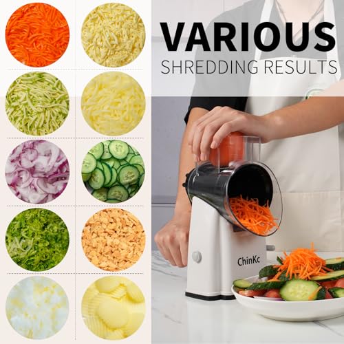 Save 26% on ChinKc Rotary Grater with 5 Blades - Image 4